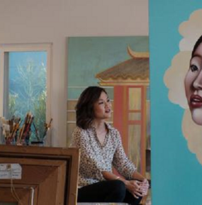 Phung Huynh photographed in her studio. 