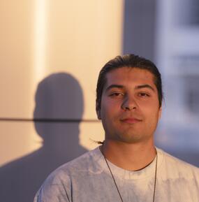 close-up color portrait of Isaac Michael Ybarra