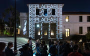 projection on building of the words "replaceable"