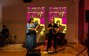 Esraa Warda and Fella Oudane performing
