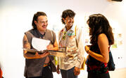Opening Reception | Fotos y Recuerdos: Guatemala in Los Ángeles, 2024. Photography by Andrea Popoca / Las Fotos Project.