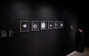 Gallery view of Susanne Kriemann's Pechblende artwork and Sarah Rosalena's Transposing a Form