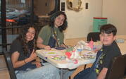Artists painting