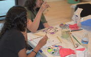 Artists painting