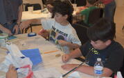 Artists painting
