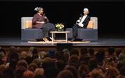 Roxane Gay and Alexandra Grant on stage