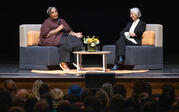 Roxane Gay and Alexandra Grant on stage