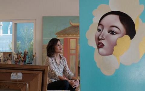 Phung Huynh photographed in her studio. 