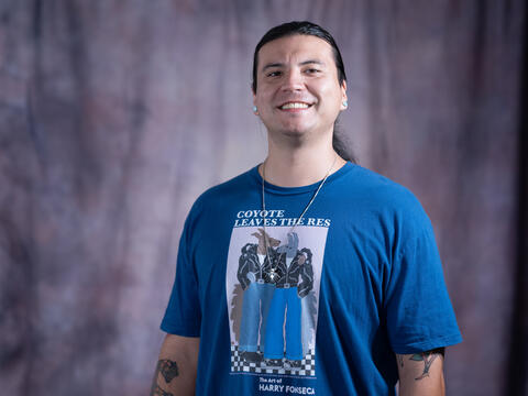 medium formal color portrait of River Garza